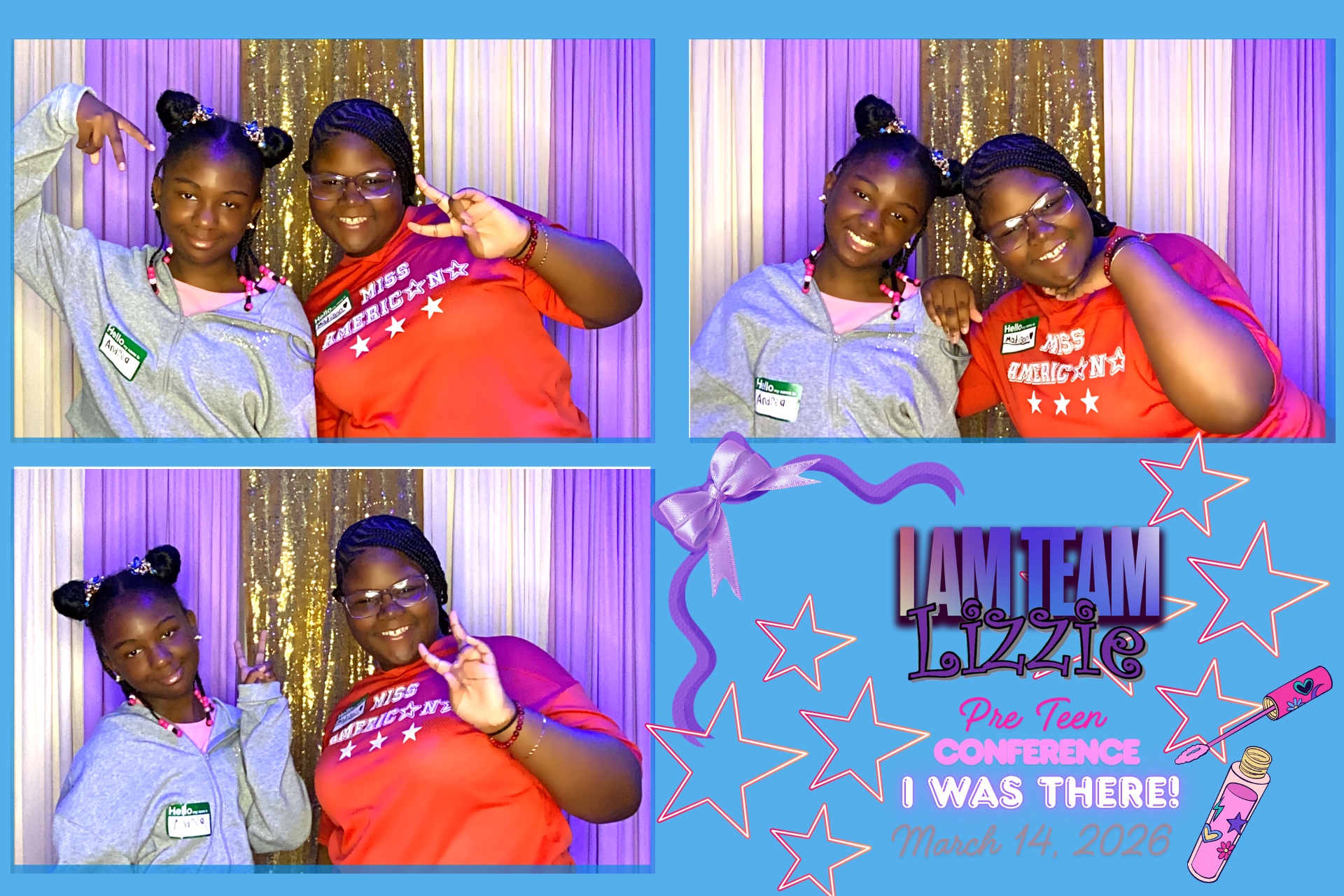 I AM Team Lizzie Pre-Teen Conference, March 14, 2026 — memory 13
